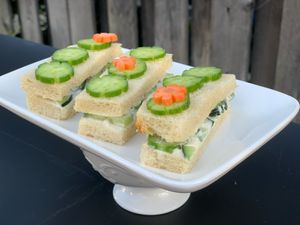 Cucumber Sandwich (Vegan) at White Springs Cafe in Arcadia