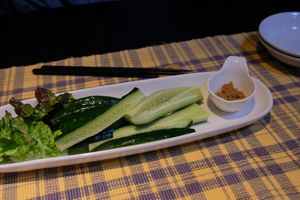 Cucumber Salad at Hanasai  in Hakone
