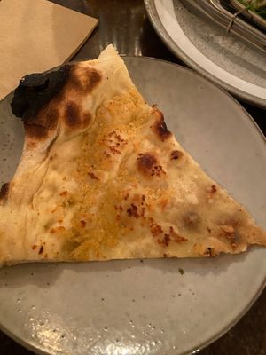 Garlic pizza at Bella Italia in Newcastle