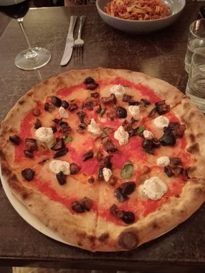 Norma pizza at Bella Italia in Newcastle