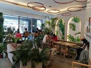 Interior of drink shop at NUTTEA 堅果奶茶 in Kaohsiung