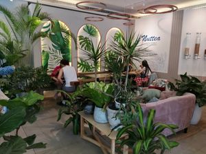 Interior of drink shop at NUTTEA 堅果奶茶 in Kaohsiung