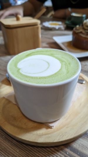Matcha #Veganuary at Üla Café in Barcelona