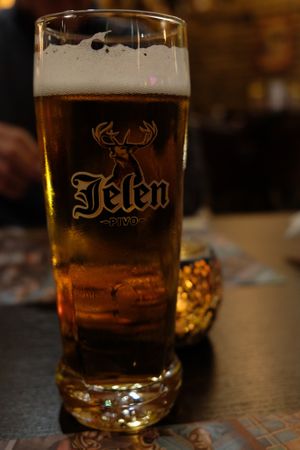 Beer at Boss Caffe in Subotica