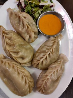Momos at Veggie Garden in Sitges