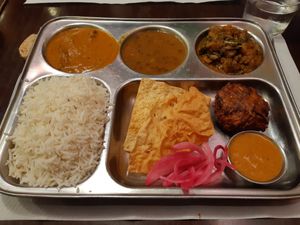 Menu of the day / Main / Thali at Veggie Garden in Sitges