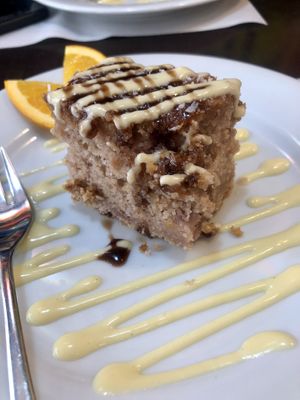 Cake - part of set menu.  at Veggie Garden in Sitges