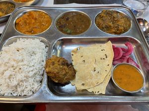 Thali  at Veggie Garden in Sitges