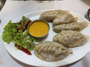 Momos   at Veggie Garden in Sitges