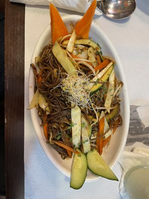 Noodles  at Veggie Garden in Sitges
