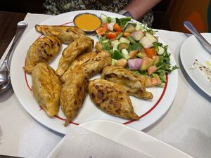 Dumplings   at Veggie Garden in Sitges