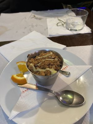 Apple desert 🍎  at Veggie Garden in Sitges