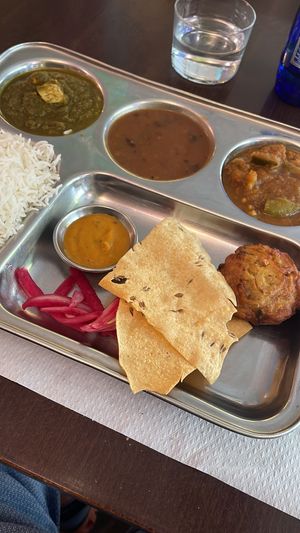 Segundo thali  at Veggie Garden in Sitges