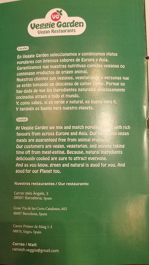  at Veggie Garden in Sitges