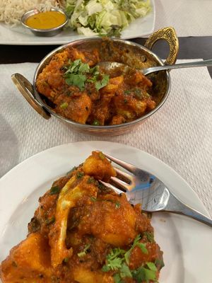 Aloo Gobi  at Veggie Garden in Sitges