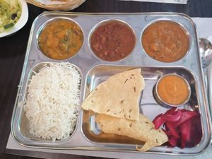 Thali  at Veggie Garden in Sitges