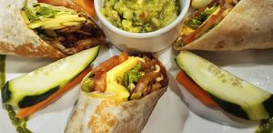 Maxi wrap at Veggie Garden in Sitges