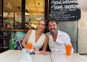Great juice at Veggie Garden in Sitges