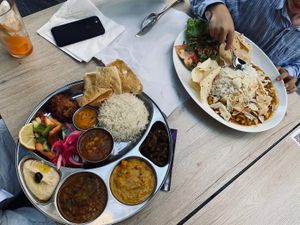 Super tasty and healthy food, good staff, good location near the boulevard of Sitges. We live here now for a month and are glad we discovered this great restaurant with 50 Vegan  at Veggie Garden in Sitges