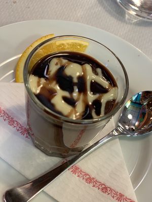 Chocolate mousse  at Veggie Garden in Sitges