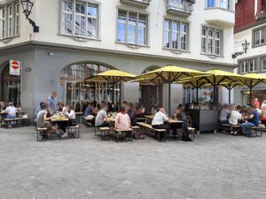 Exterior at Hans im Glück in St Gallen