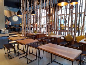 Interior at Hans im Glück in St Gallen