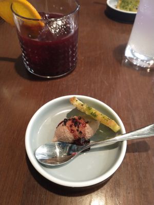 Vegan foie gras at Green Italian TORCIA - Shinjuku in Tokyo