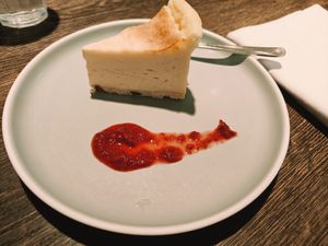 Vegan Cheesecake at Green Italian TORCIA - Shinjuku in Tokyo