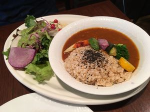 Veggie Curry  at Green Italian TORCIA - Shinjuku in Tokyo