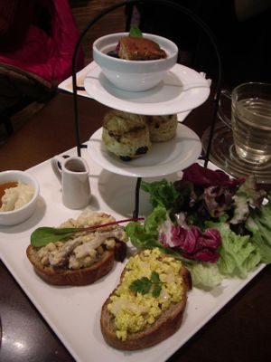 Afternoon tea set 1680yen(available from 15:00) at Green Italian TORCIA - Shinjuku in Tokyo