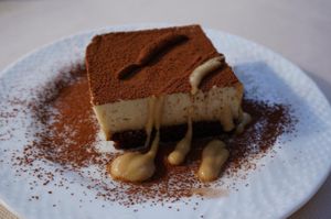 Vegan Tiramisu at Green Italian TORCIA - Shinjuku in Tokyo