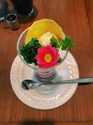 Veggie parfait at Green Italian TORCIA - Shinjuku in Tokyo