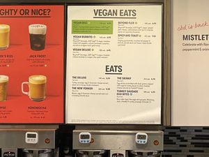 Menu  at Gregory's Coffee - 44th St in New York City