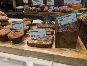 Vegan treats!! at Gregory's Coffee - 44th St in New York City