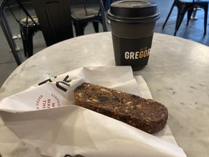 Vegan bar  at Gregory's Coffee - 44th St in New York City