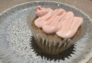Lemon Raspberry Poppyseed Cupcakees  at Heart Bowls in Sandpoint