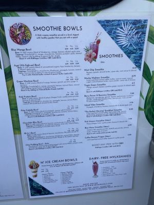 Menú at Heart Bowls in Sandpoint