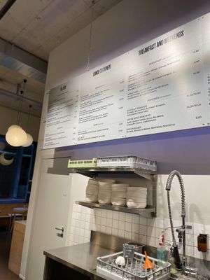 Menu  at Roots - Maschinenstraße in Zurich