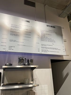 Menu  at Roots - Maschinenstraße in Zurich