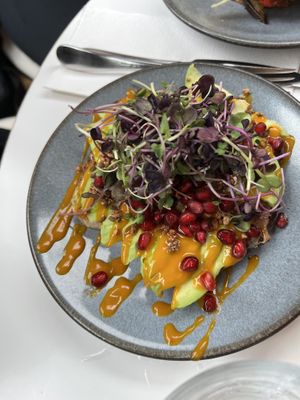 Avocado toastt  at Roots - Maschinenstraße in Zurich
