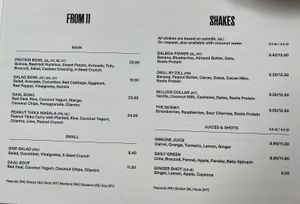 Menu 2  at Roots - Maschinenstraße in Zurich