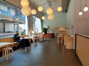 Interior (just after corona) at Roots - Maschinenstraße in Zurich