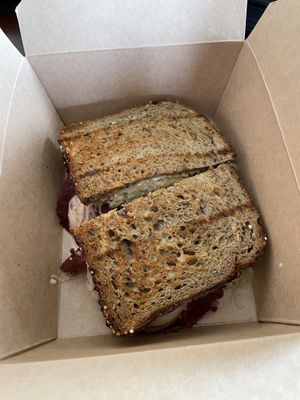 Plant-Based Reuben Sandwich  at Just Veggiez in Madison