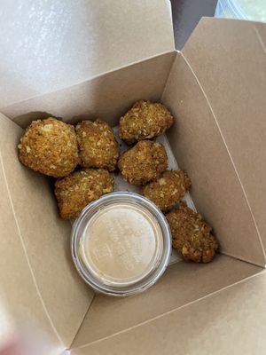 Plant-Based Cheese Curds  at Just Veggiez in Madison