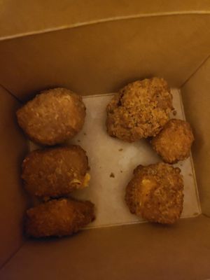 Cheese curds at Just Veggiez in Madison