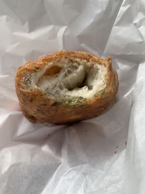 Delicious seaweed croissant  at Universal Bakes and Cafe in Tokyo