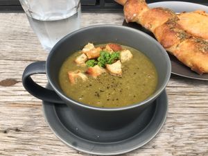 Soup at Universal Bakes and Cafe in Tokyo