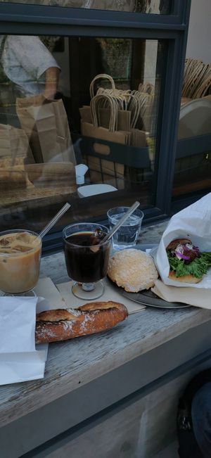 Selection of different dishes at Universal Bakes and Cafe in Tokyo