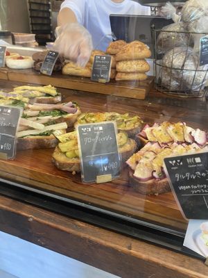 Clearly labelled and all so pretty!   at Universal Bakes and Cafe in Tokyo