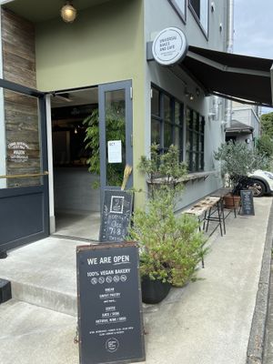 Outside   at Universal Bakes and Cafe in Tokyo